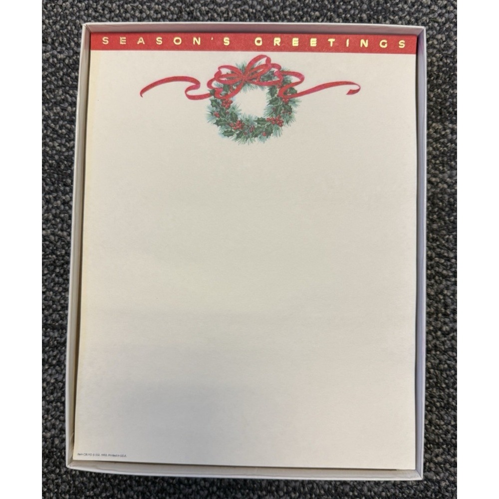 55 Sheets‎ 8.5X11 Inch Christmas Stationary Decorative Paper Season's greetings